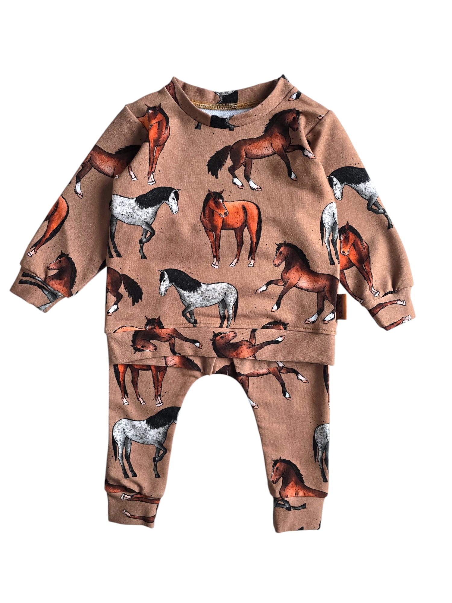 Komplet bluza i spodnie konie horse dla Dzieci handmade